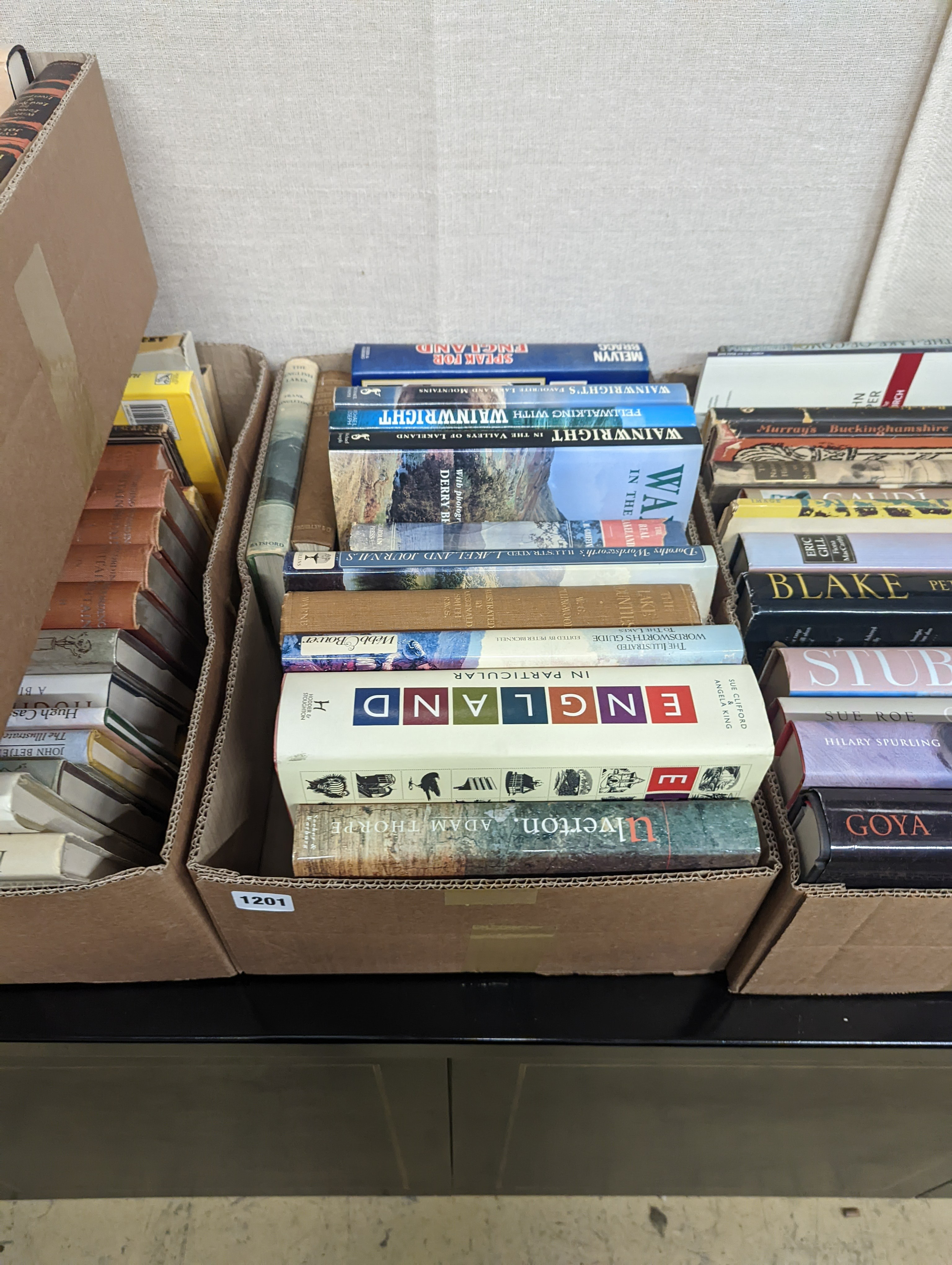 Eleven boxes of assorted books, mainly fine art and local history